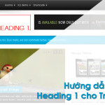 ONPAGE WP 7: Tối ưu Heading 1 (H1) Chuẩn SEO cho Trang Chủ WordPress